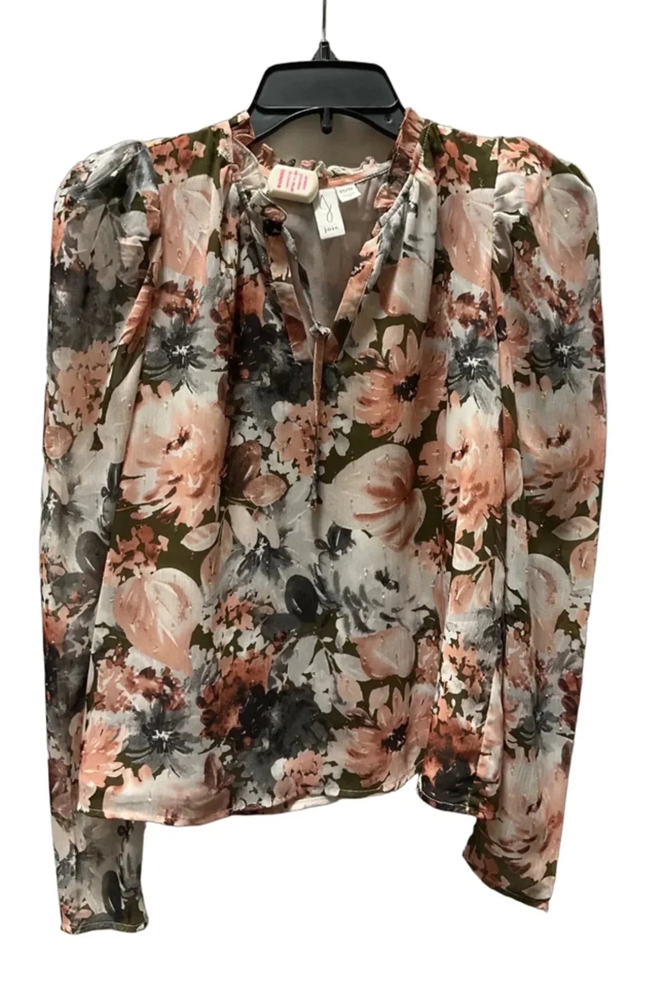 Top Long Sleeve By Joie In Floral Print, Size: Xs