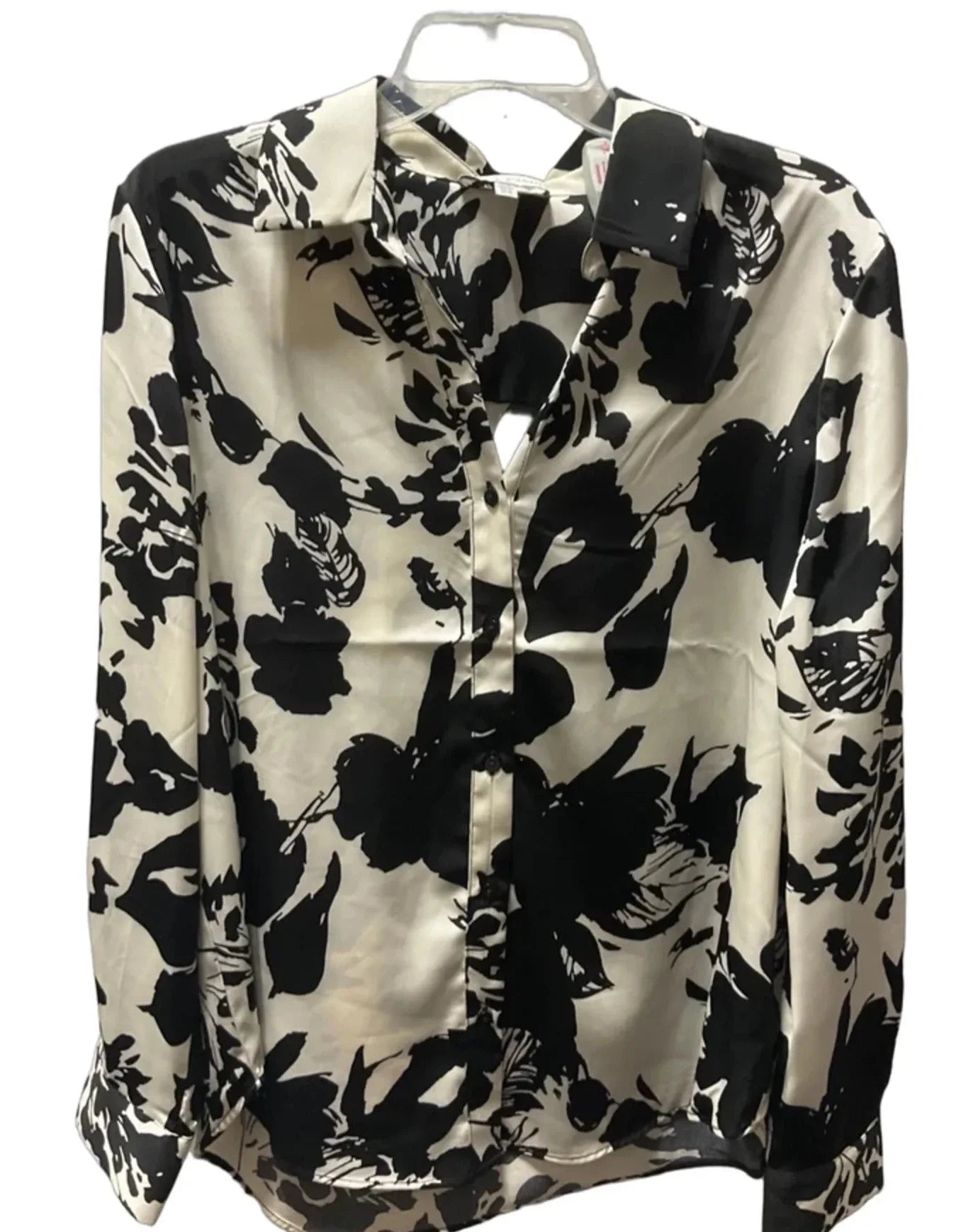Blouse Long Sleeve By Maison Damelie In Black & White