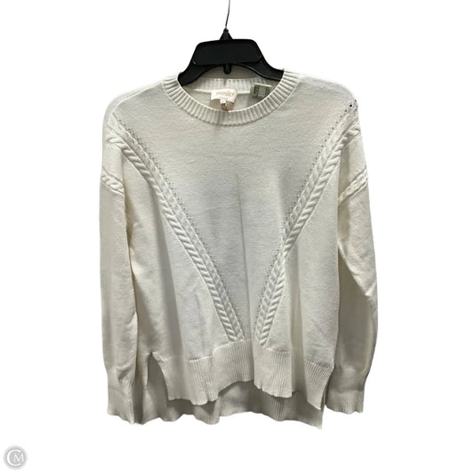 Top Long Sleeve By Laundry In Cream, Size: S