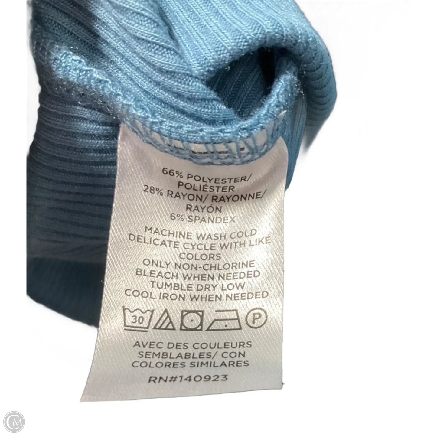 Top Long Sleeve By Loft In Blue, Size: Xl
