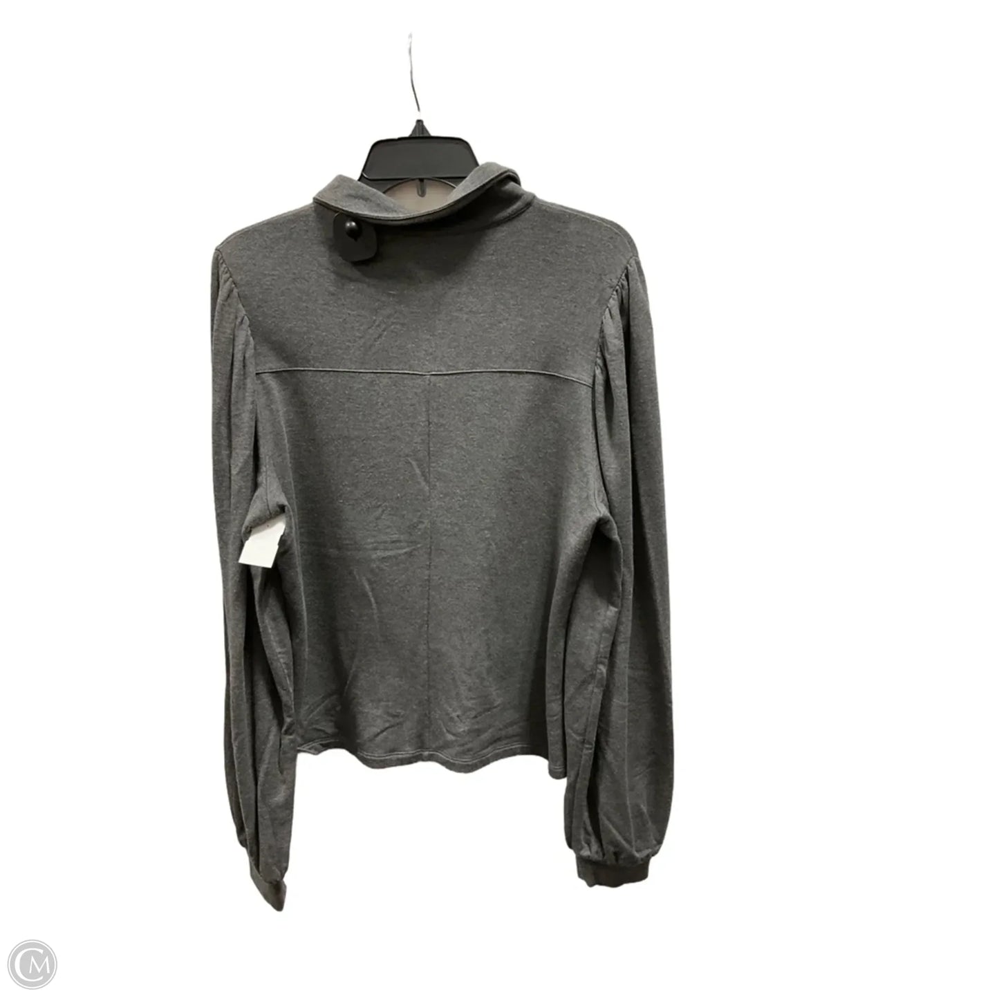 Top Long Sleeve By White House Black Market In Grey, Size: M