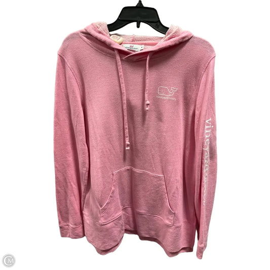 Sweatshirt Hoodie By Vineyard Vines In Pink, Size: M