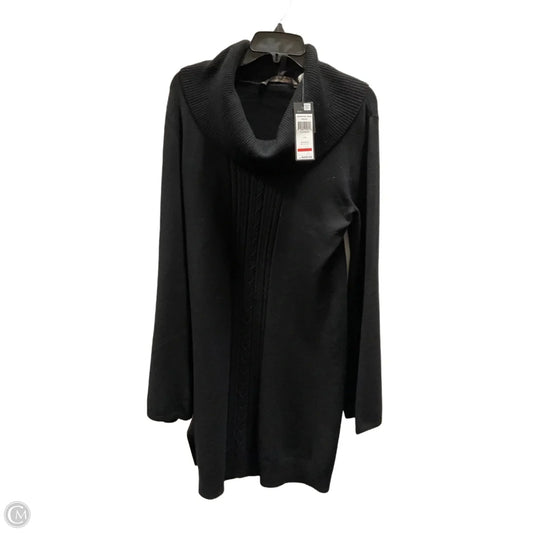 Dress Casual Midi By Bcbgmaxazria In Black, Size: L