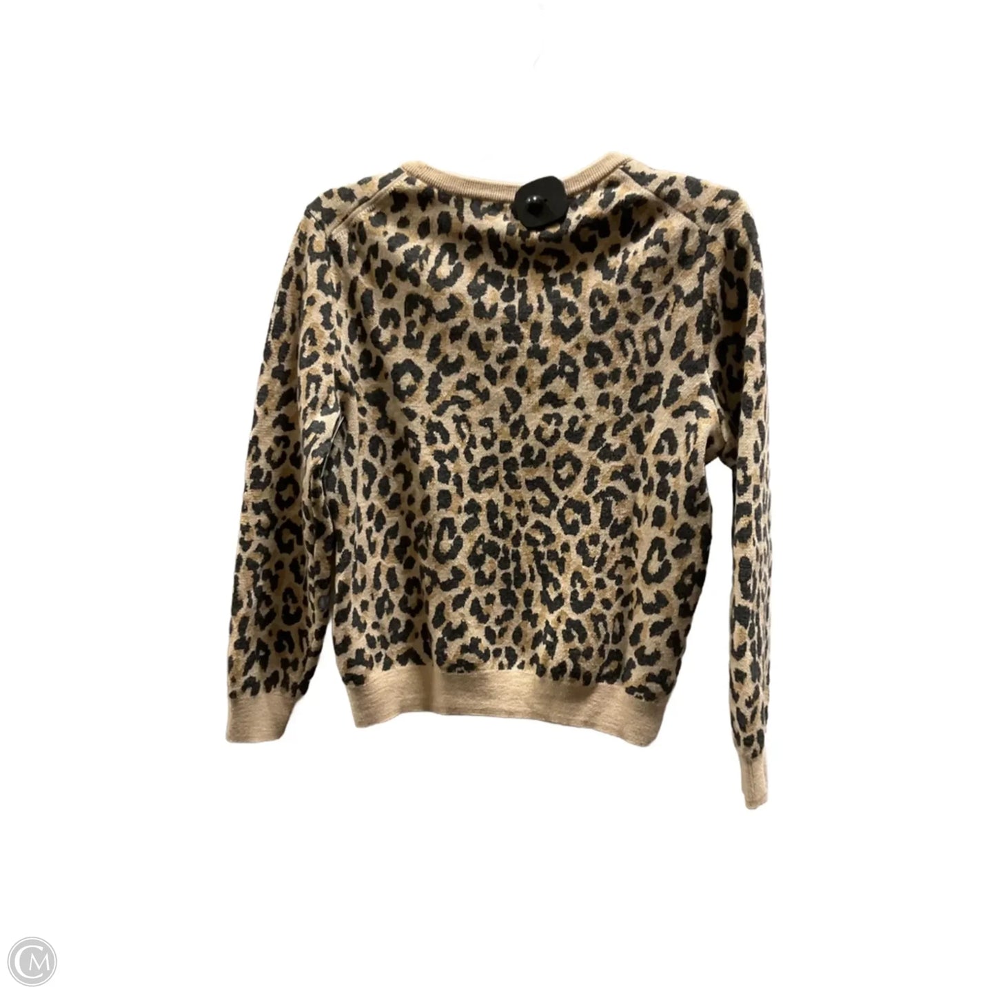 Top Long Sleeve By J. Crew In Animal Print, Size: M
