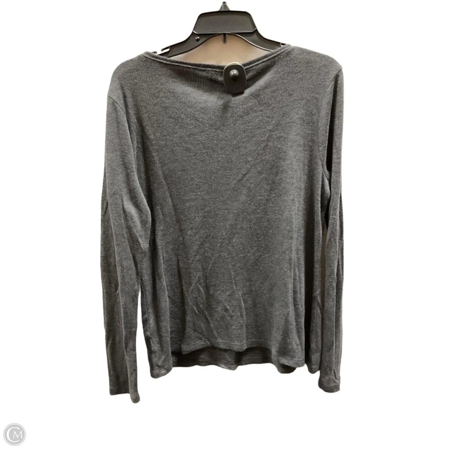 Top Long Sleeve Basic By J. Crew In Grey, Size: M