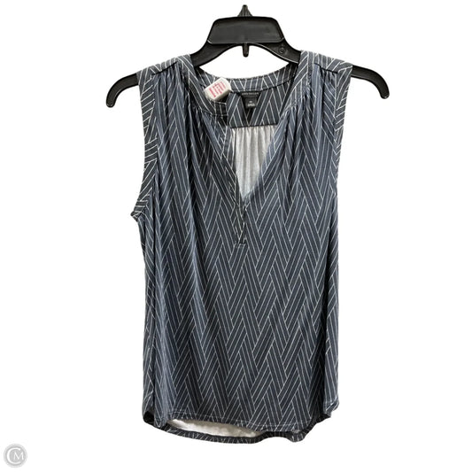 Top Sleeveless By Ann Taylor In Grey, Size: Xs