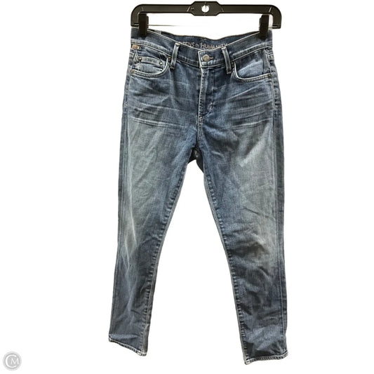 Jeans Straight By Citizens Of Humanity In Blue Denim, Size: 4