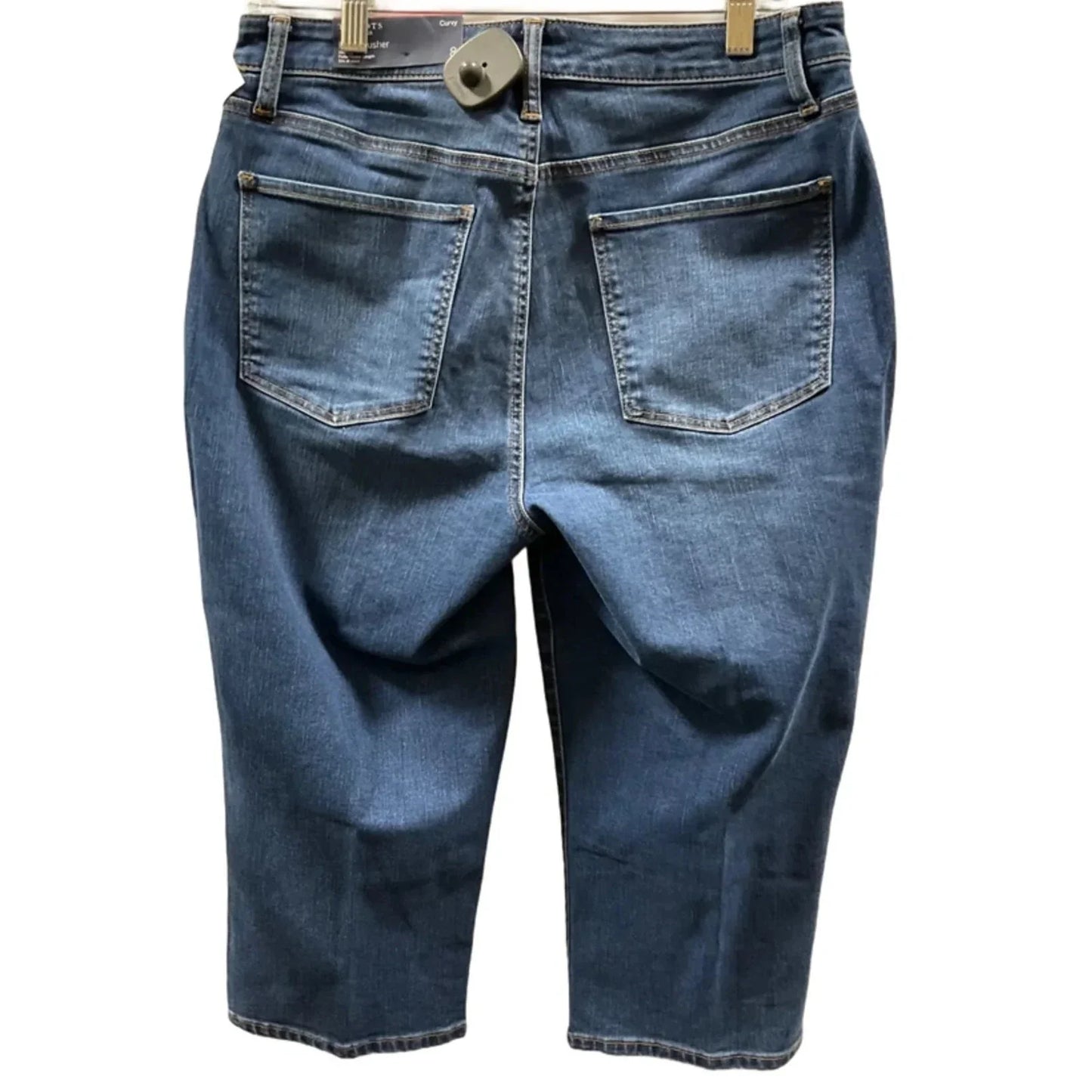 Capris By Talbots In Blue Denim, Size: 8