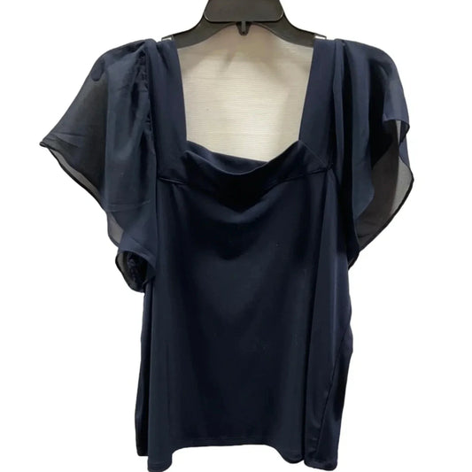 Top Sleeveless By Calvin Klein In Navy, Size: L