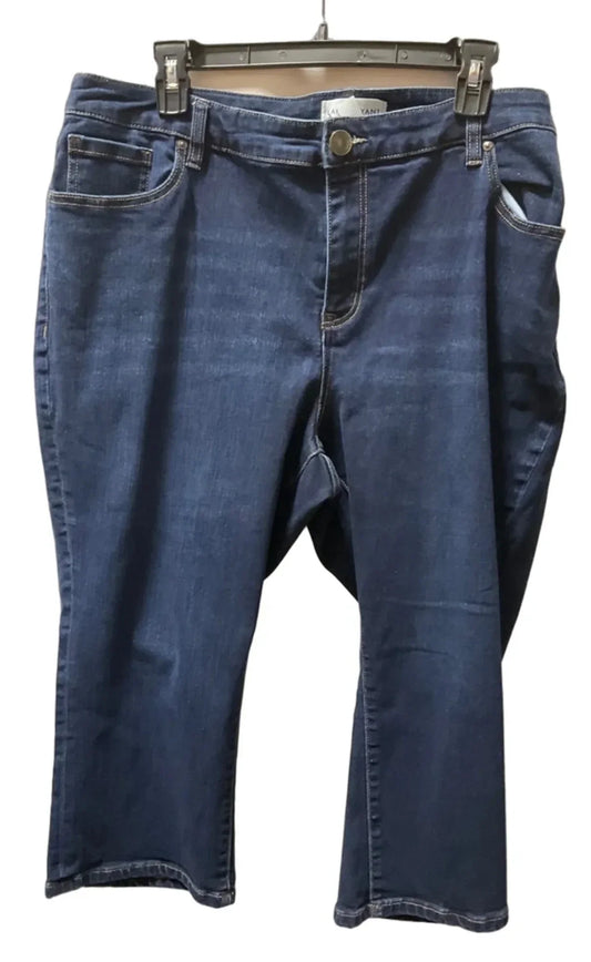 Capris By Lane Bryant In Blue Denim, Size: 20