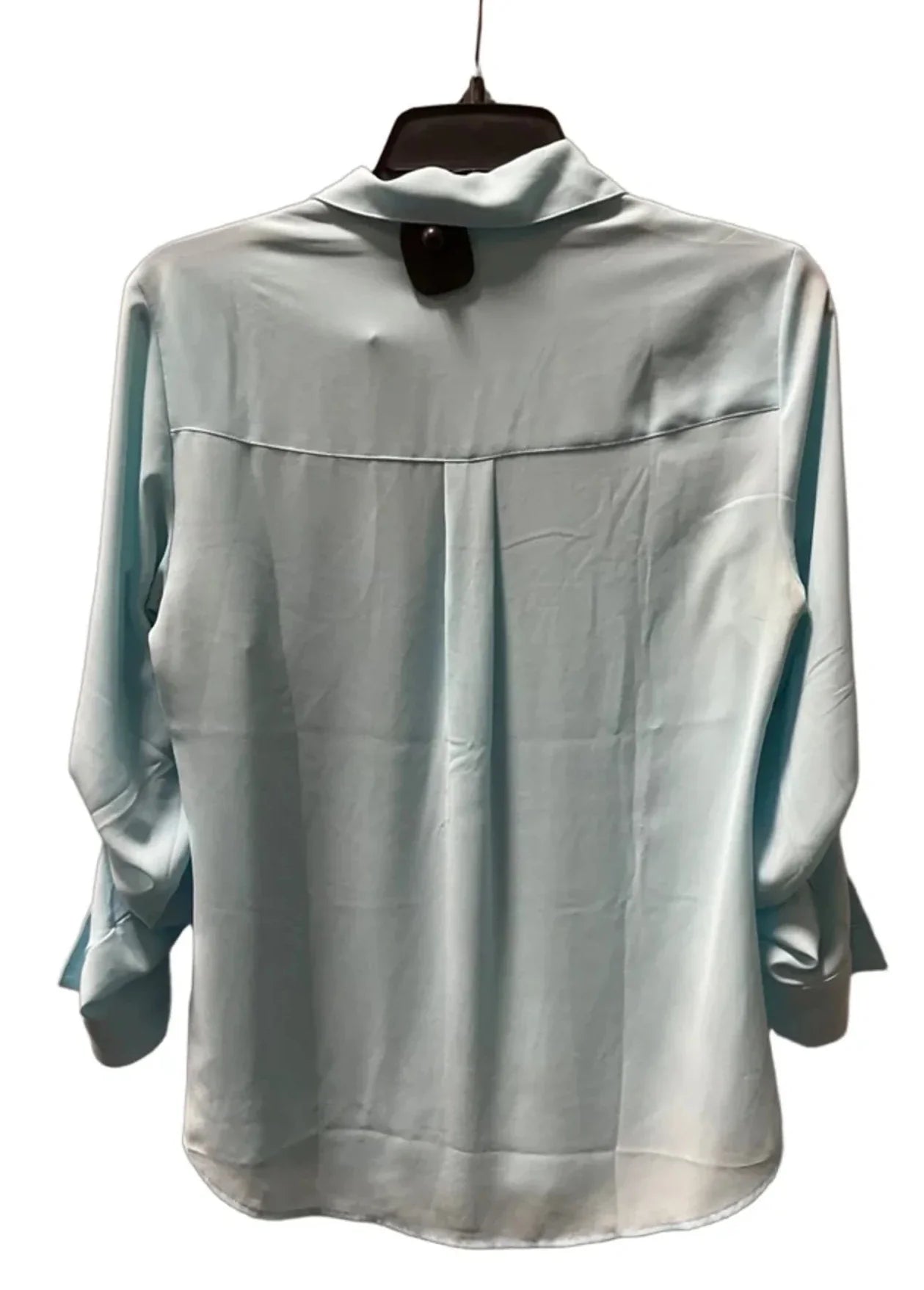 Blouse 3/4 Sleeve By Express In Blue, Size: Sp