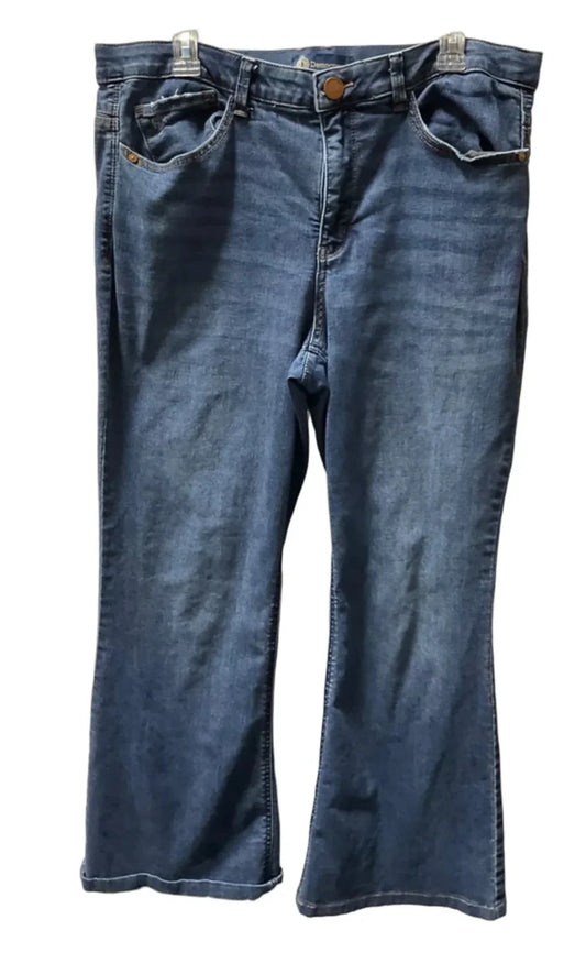 Jeans Boot Cut By Democracy In Blue Denim, Size: 14