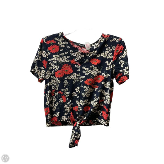Top Short Sleeve By Madewell In Floral Print, Size: Xs