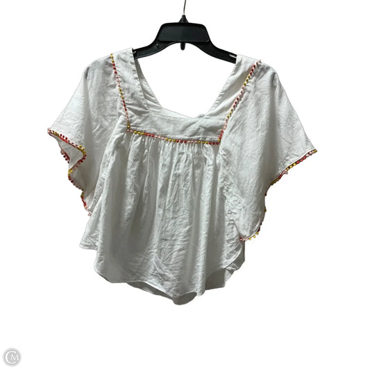 Top Short Sleeve By Madewell In White, Size: Xs
