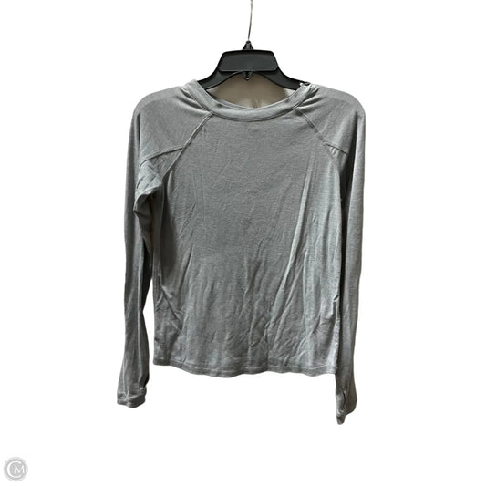 Athletic Top Long Sleeve Crewneck By Cmc In Grey, Size: Xs