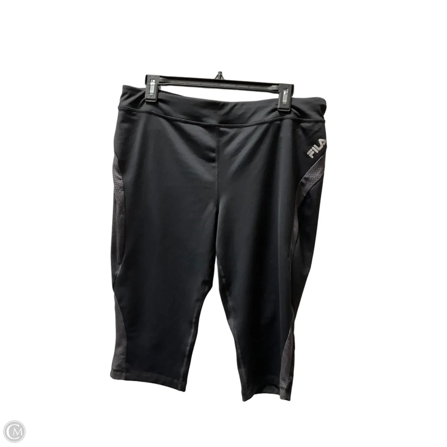 Athletic Capris By Fila In Black, Size: Xl