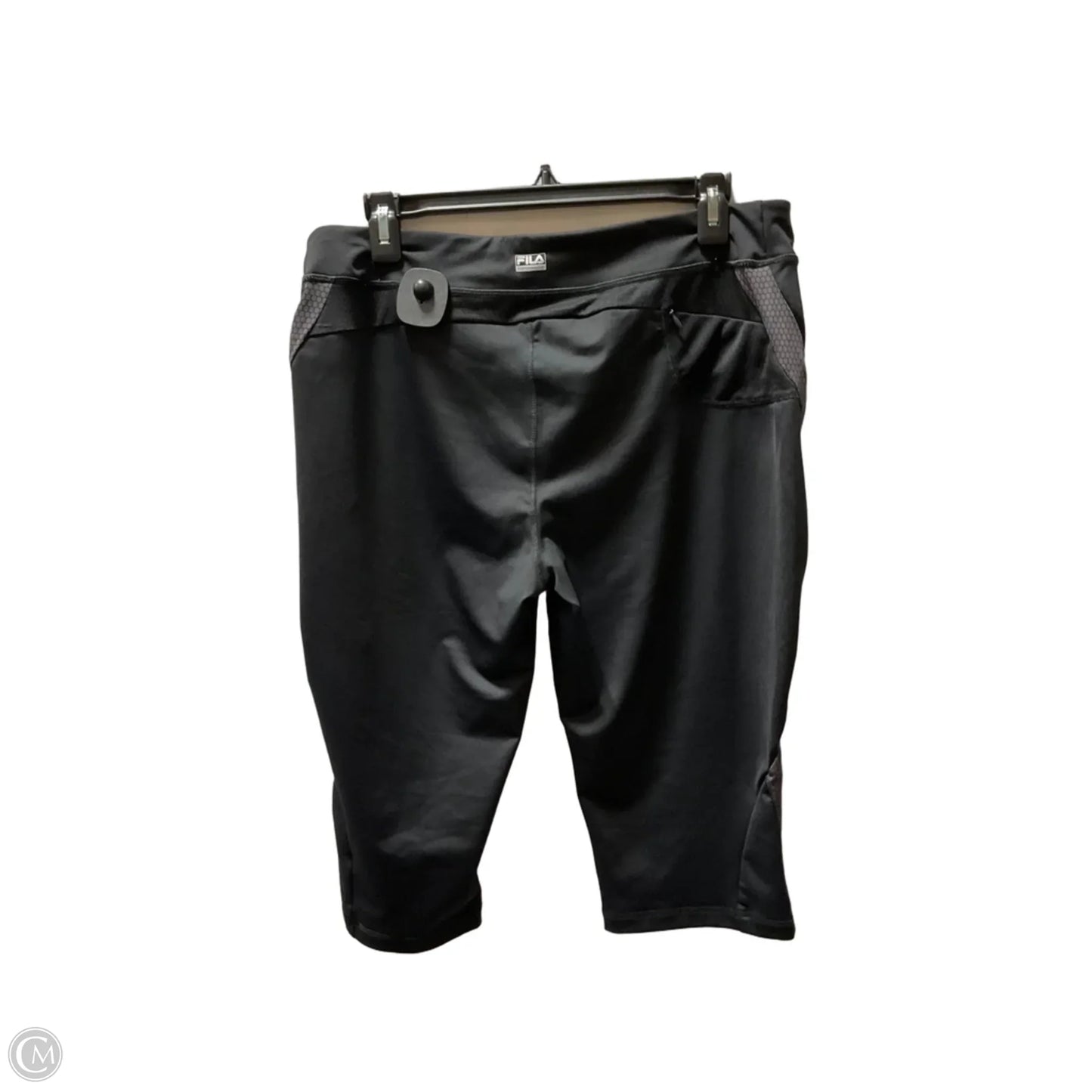 Athletic Capris By Fila In Black, Size: Xl