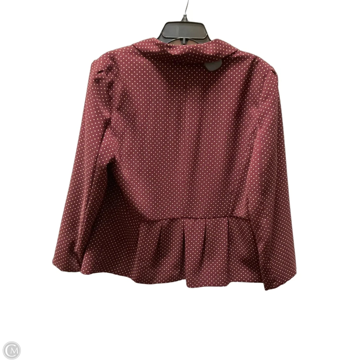 Blazer By Loft In Polkadot Pattern, Size: L