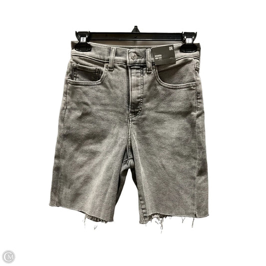 Shorts By Express In Grey Denim, Size: 0