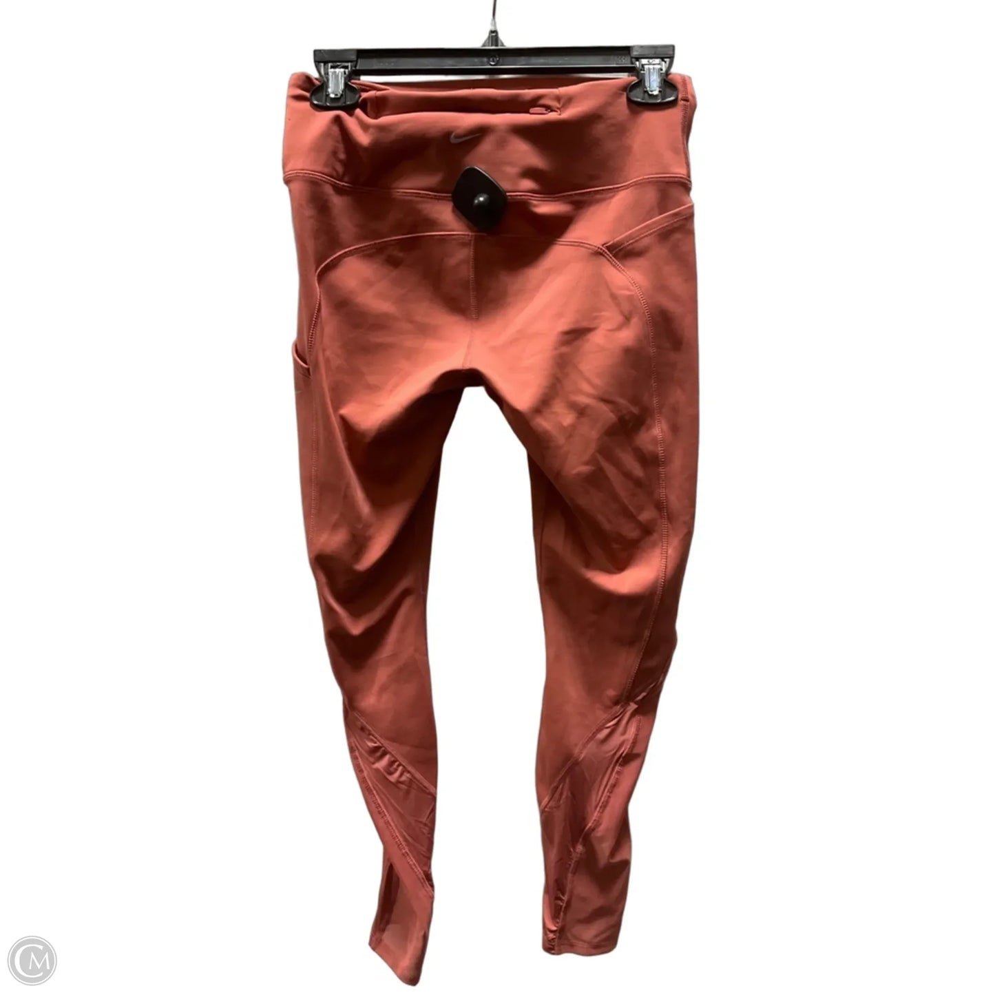 Athletic Leggings By Nike Apparel In Pink, Size: M