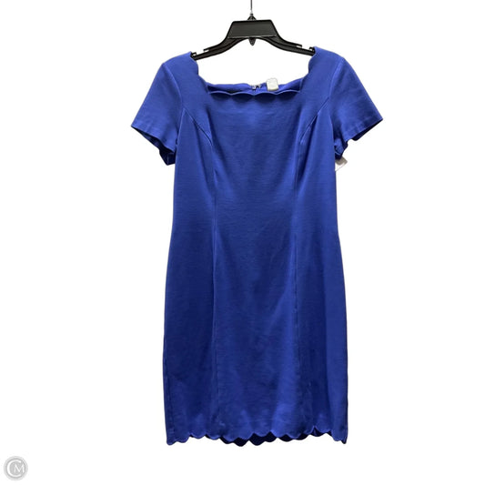 Dress Casual Midi By Talbots In Blue, Size: S