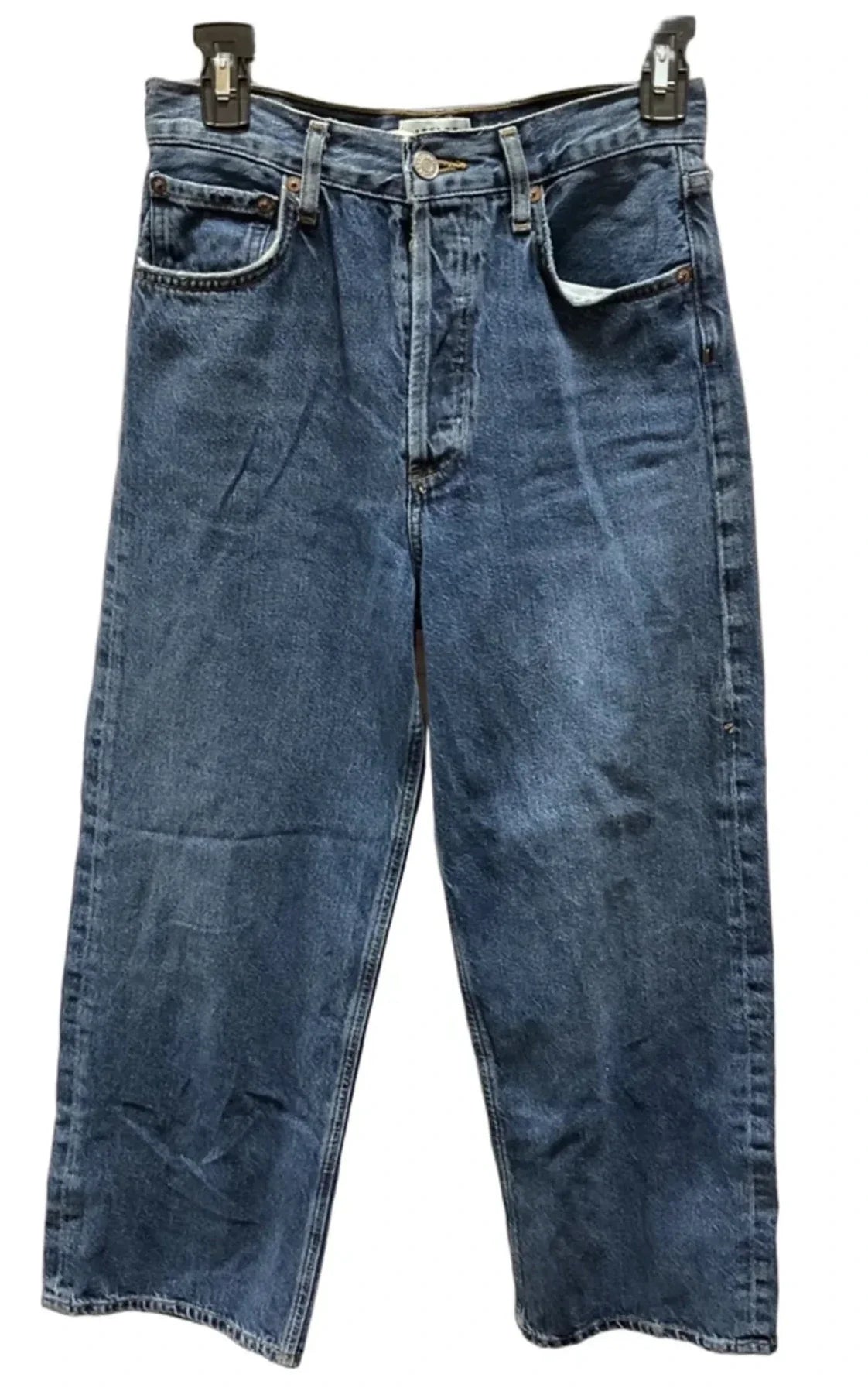 Jeans Straight By Agolde In Blue, Size: 4