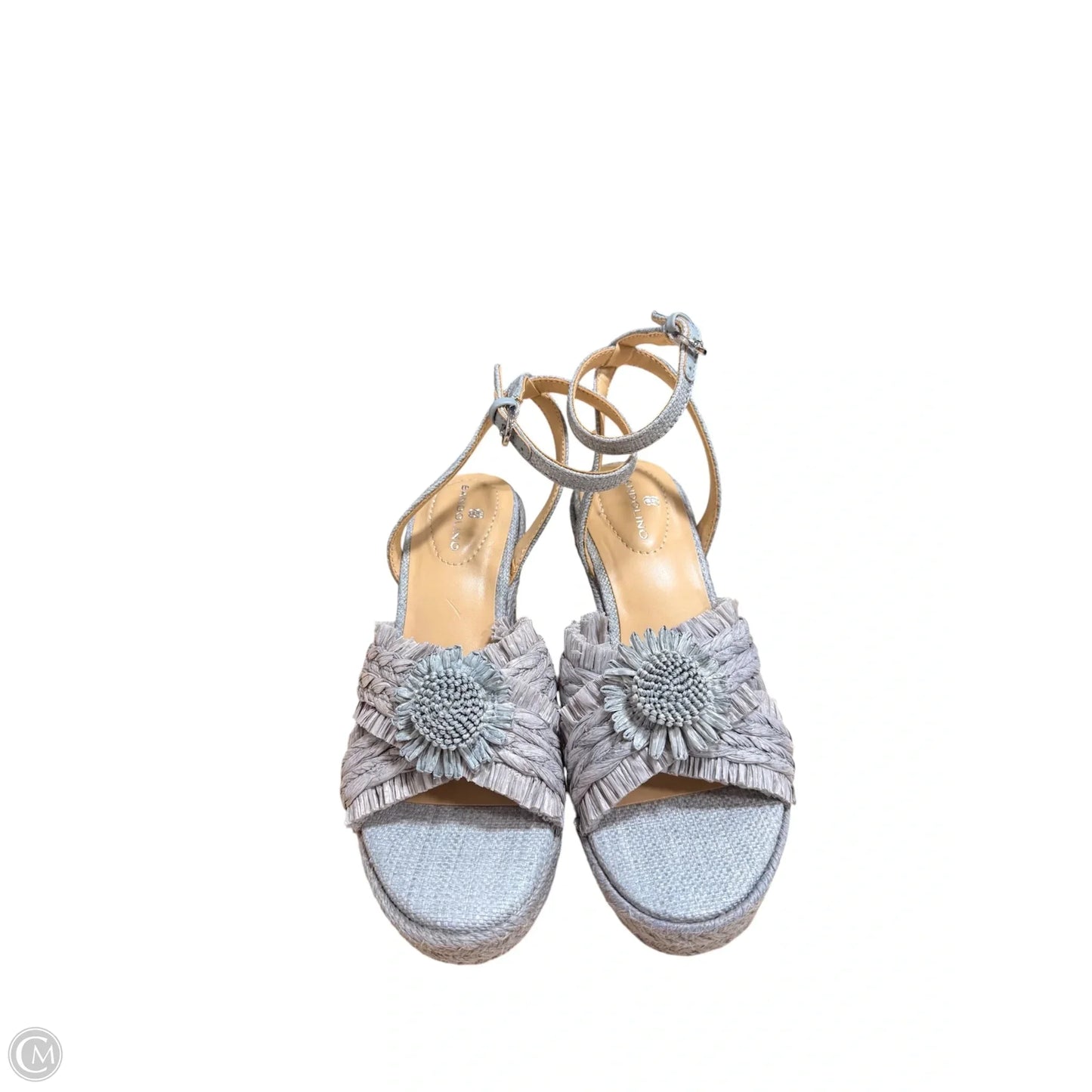 Sandals Heels Wedge By Bandolino In Blue, Size: 6