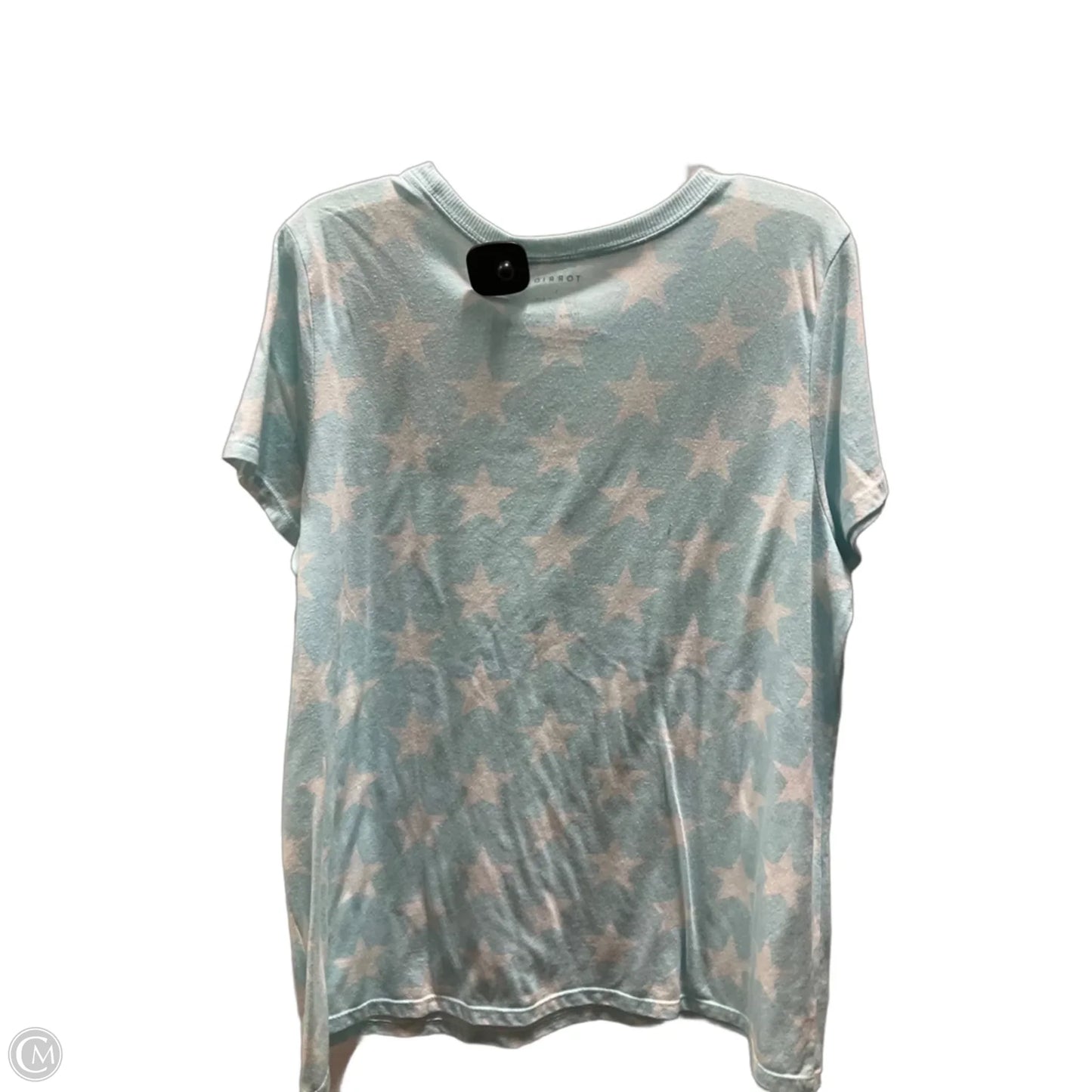 Top Short Sleeve By Torrid In Blue, Size: 1x