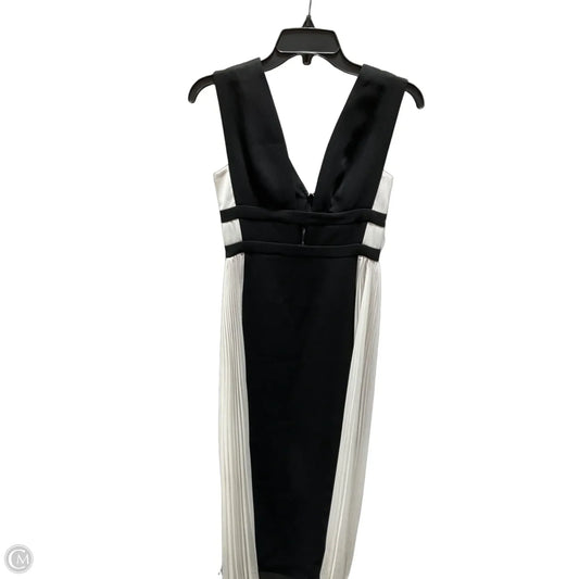 Dress Party Long By Bcbgmaxazria In Black & White, Size: 0
