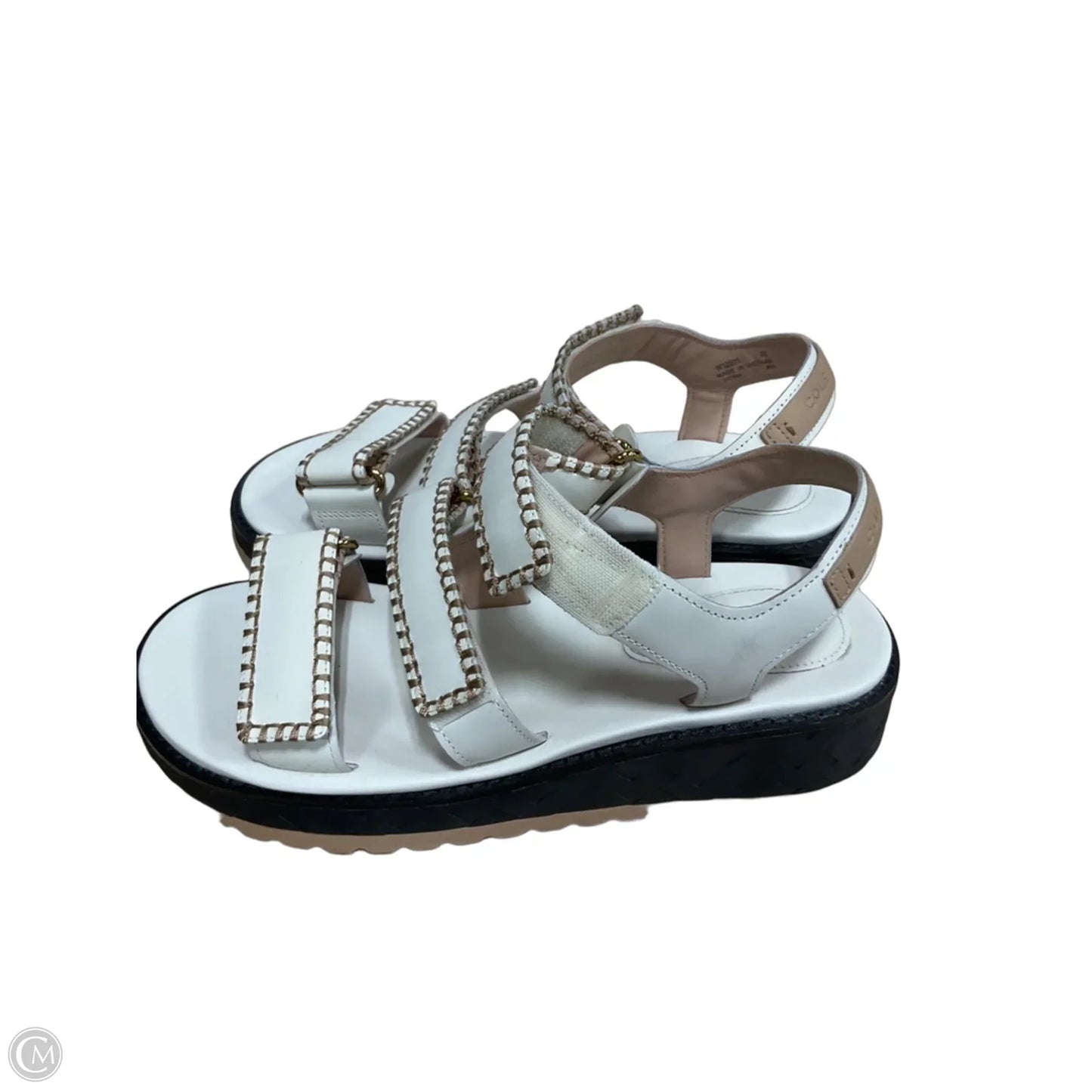 Sandals Flats By Cole-haan In White, Size: 8