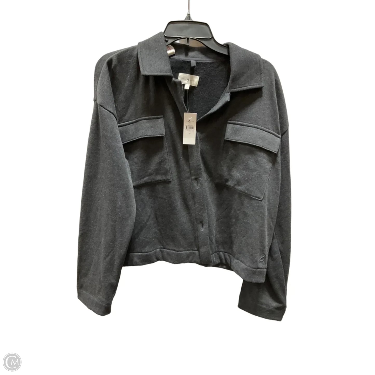 Top Long Sleeve By Lou And Grey In Grey, Size: M