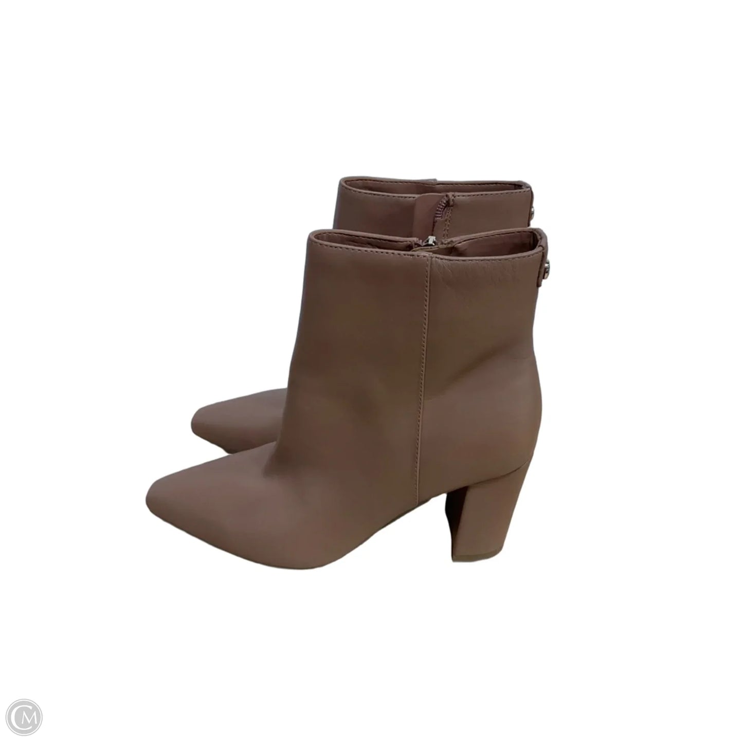Boots Ankle Heels By Aldo In Brown, Size: 7.5