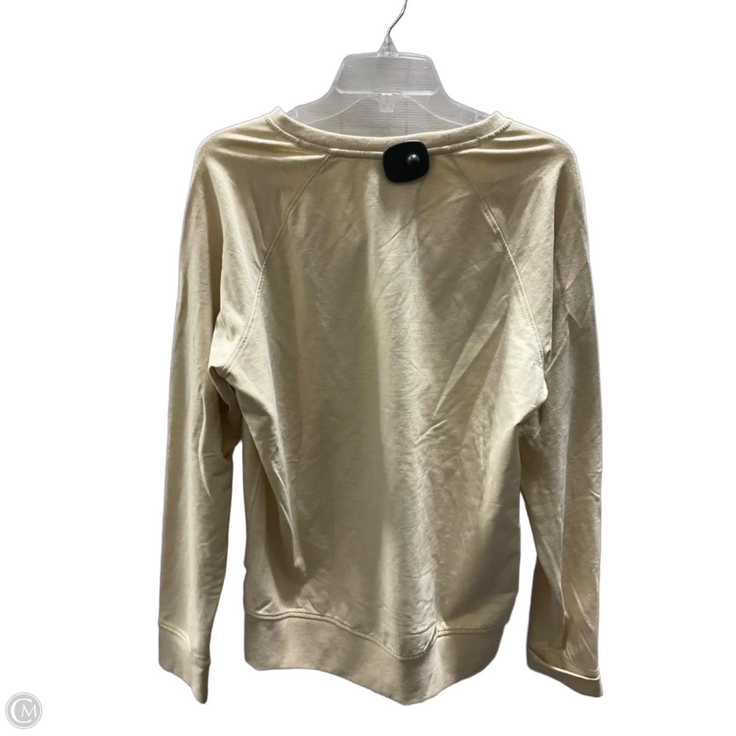 Athletic Top Long Sleeve Crewneck By Patagonia In Tan, Size: L