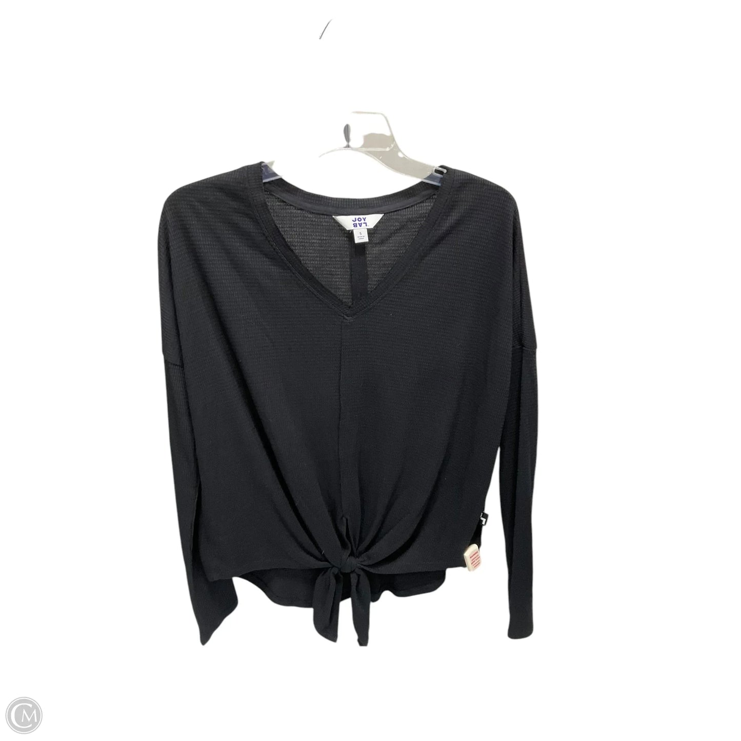 Top Long Sleeve By Joy Lab In Black, Size: S