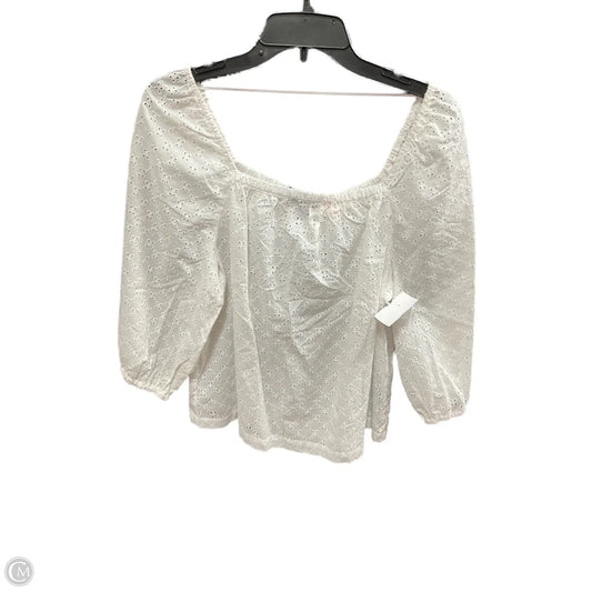 Top 3/4 Sleeve By Sanctuary In White, Size: M