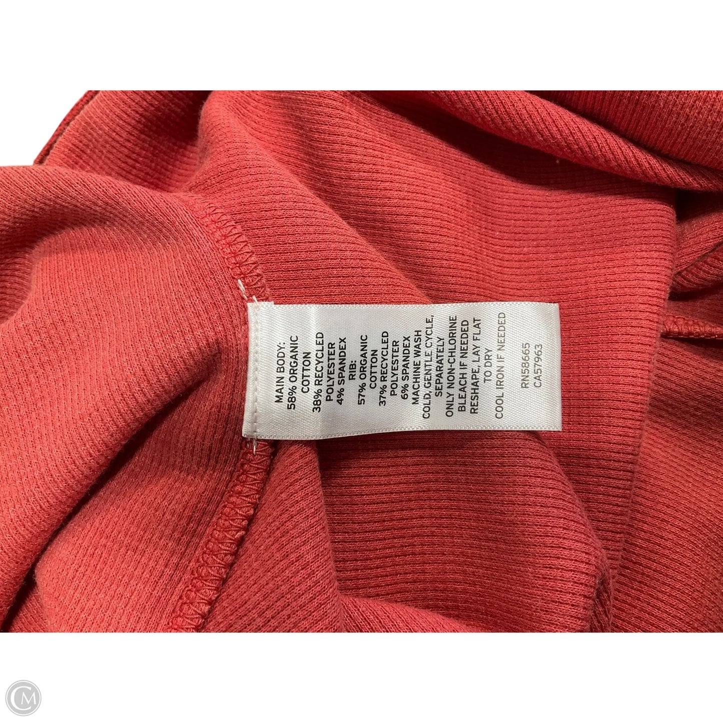 Top Long Sleeve By Caslon In Orange, Size: M