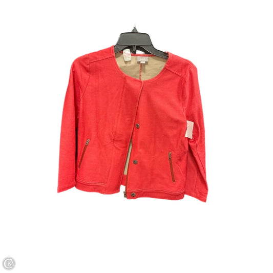 Cardigan By J. Jill In Red, Size: Xs