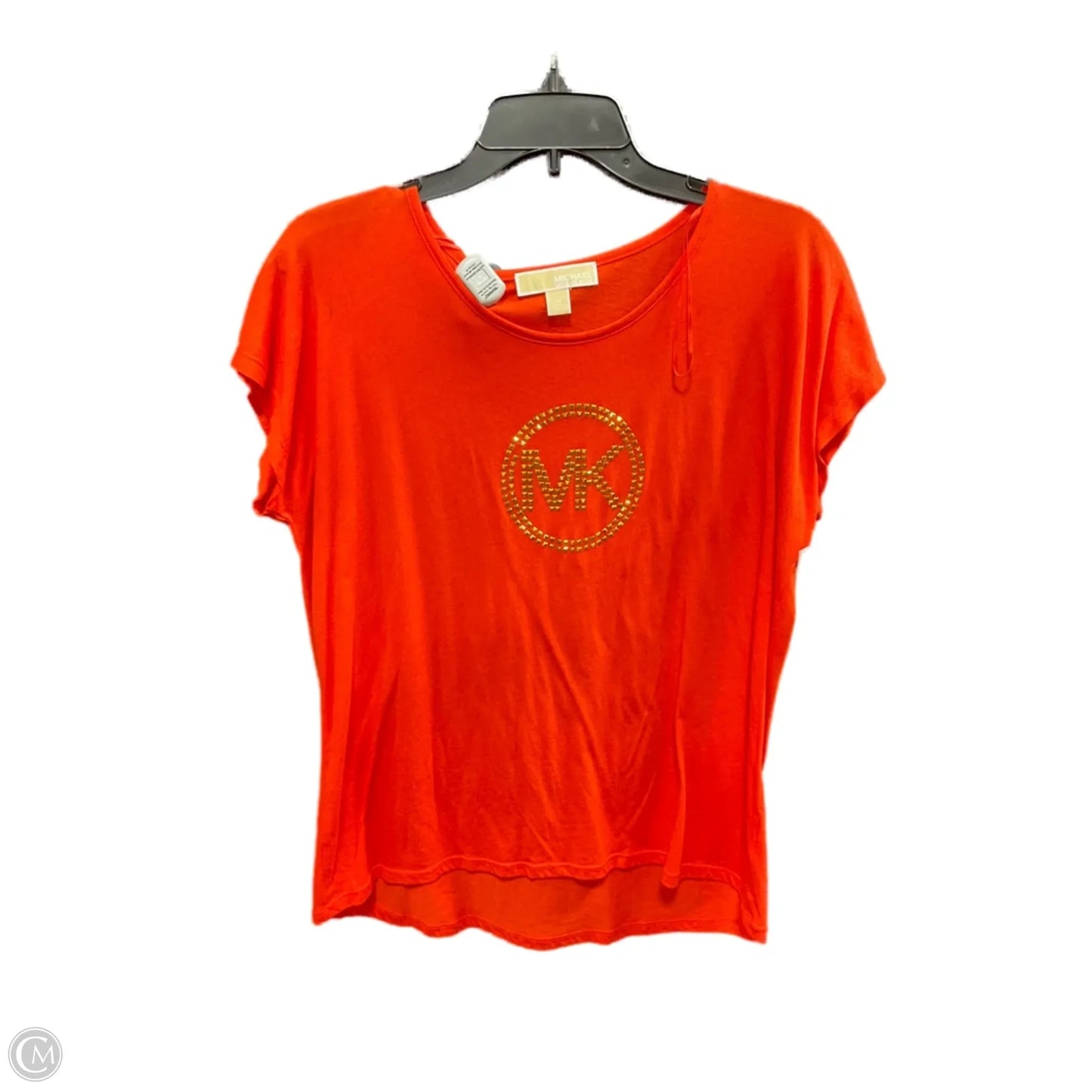 Top Short Sleeve By Michael By Michael Kors In Orange, Size: M