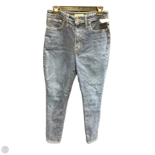 Jeans Straight By Madewell In Blue Denim, Size: 8