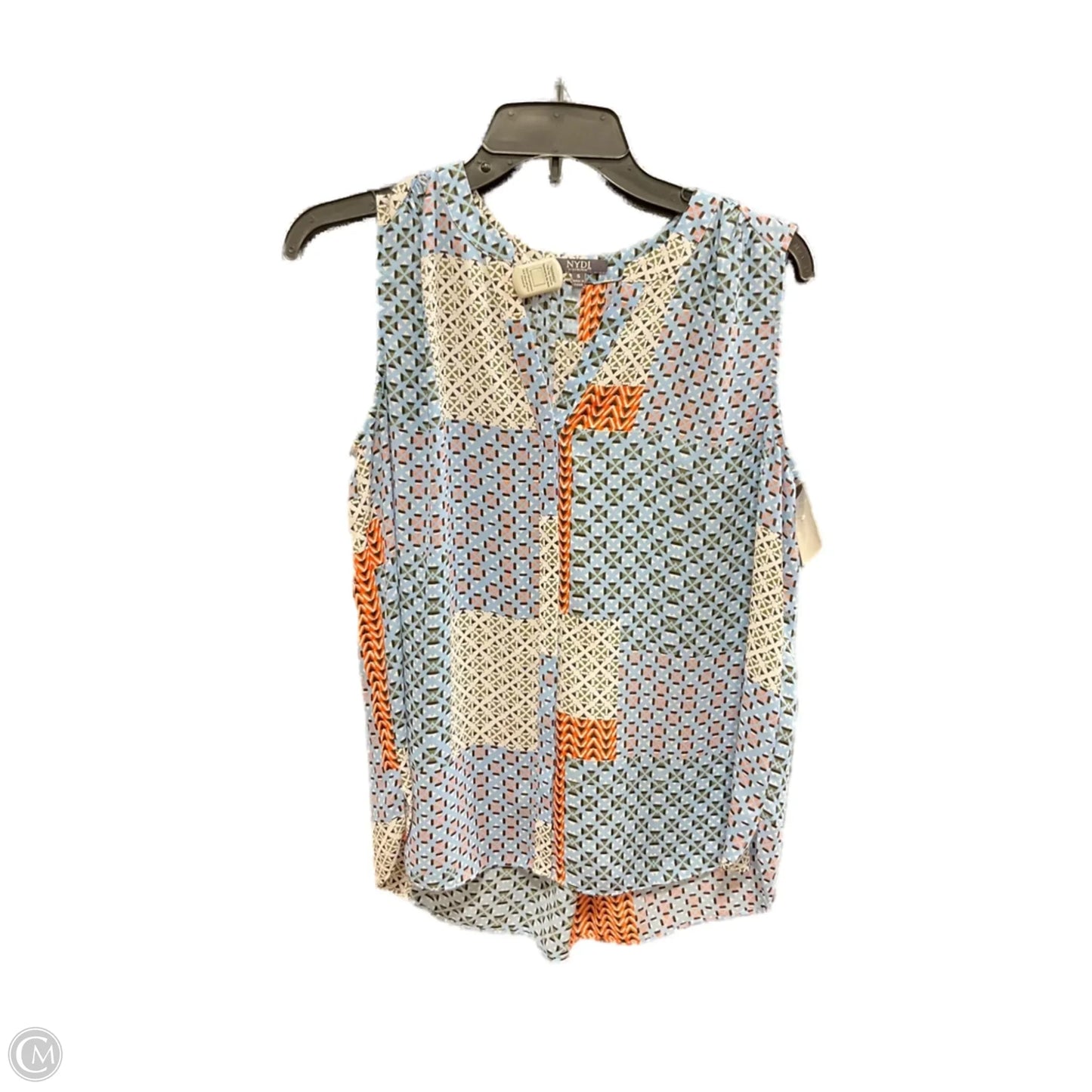 Top Sleeveless By Not Your Daughters Jeans In Blue, Size: S