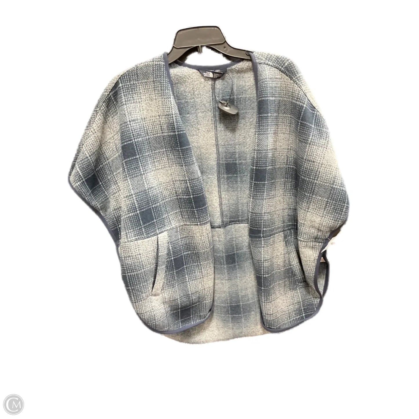 Poncho By The North Face In Plaid Pattern, Size: Xs