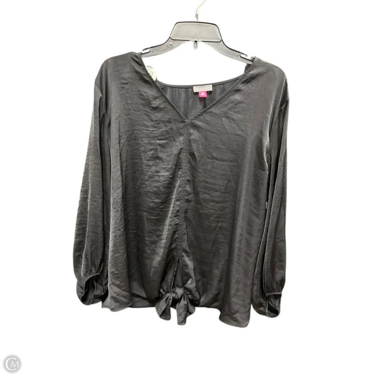 Top Long Sleeve By Vince Camuto In Black, Size: 2x