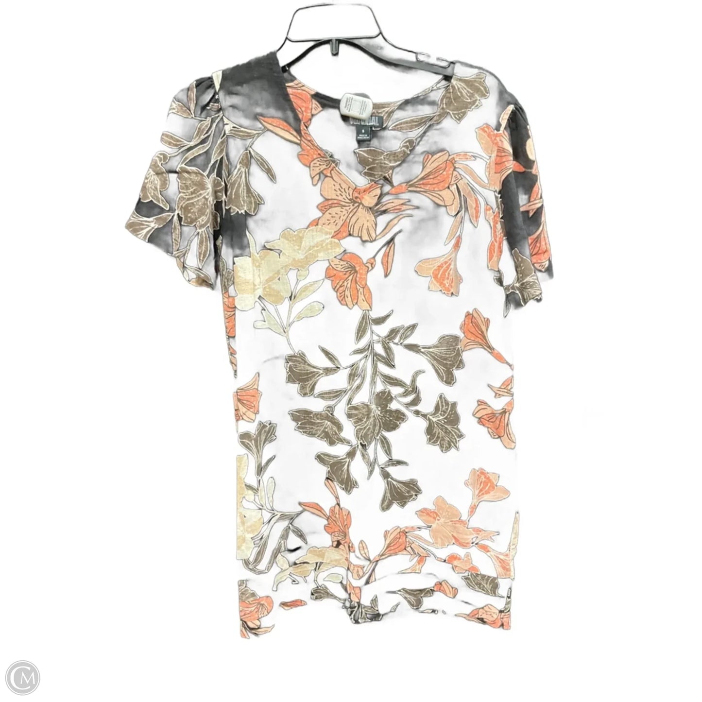 Dress Casual Midi By Nicole Miller In Floral Print, Size: S