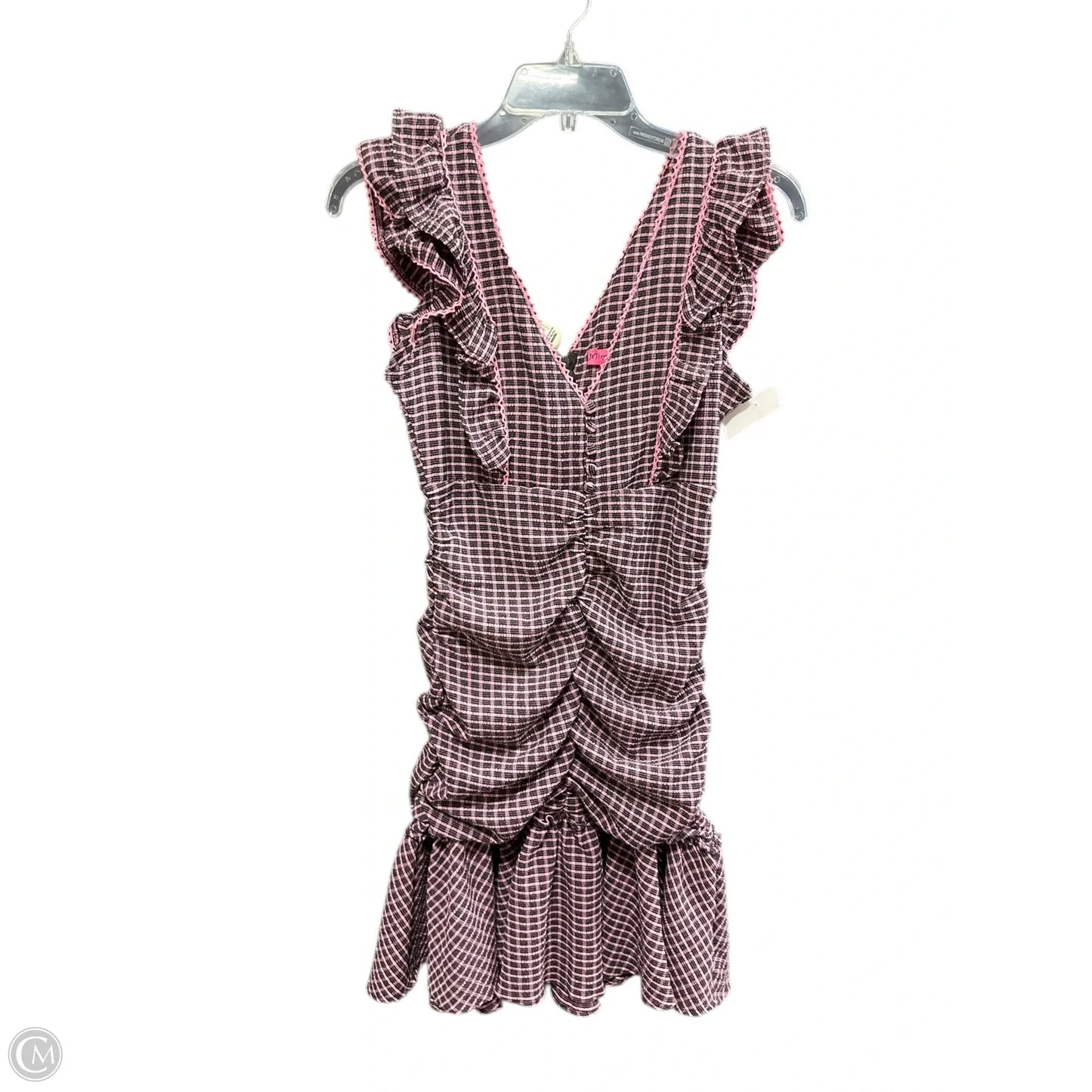 Dress Party Short By Betsey Johnson In Pink, Size: 4