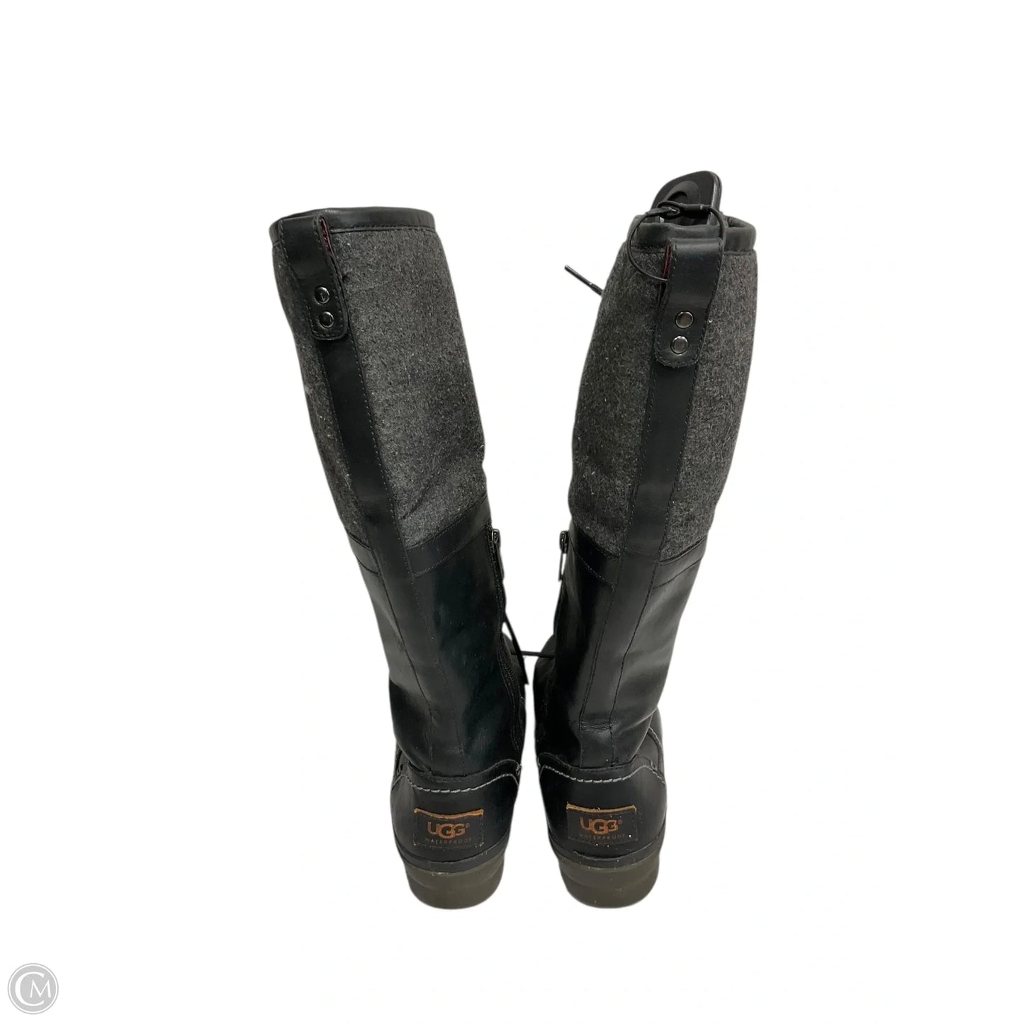 Boots Designer By Ugg In Grey, Size: 8