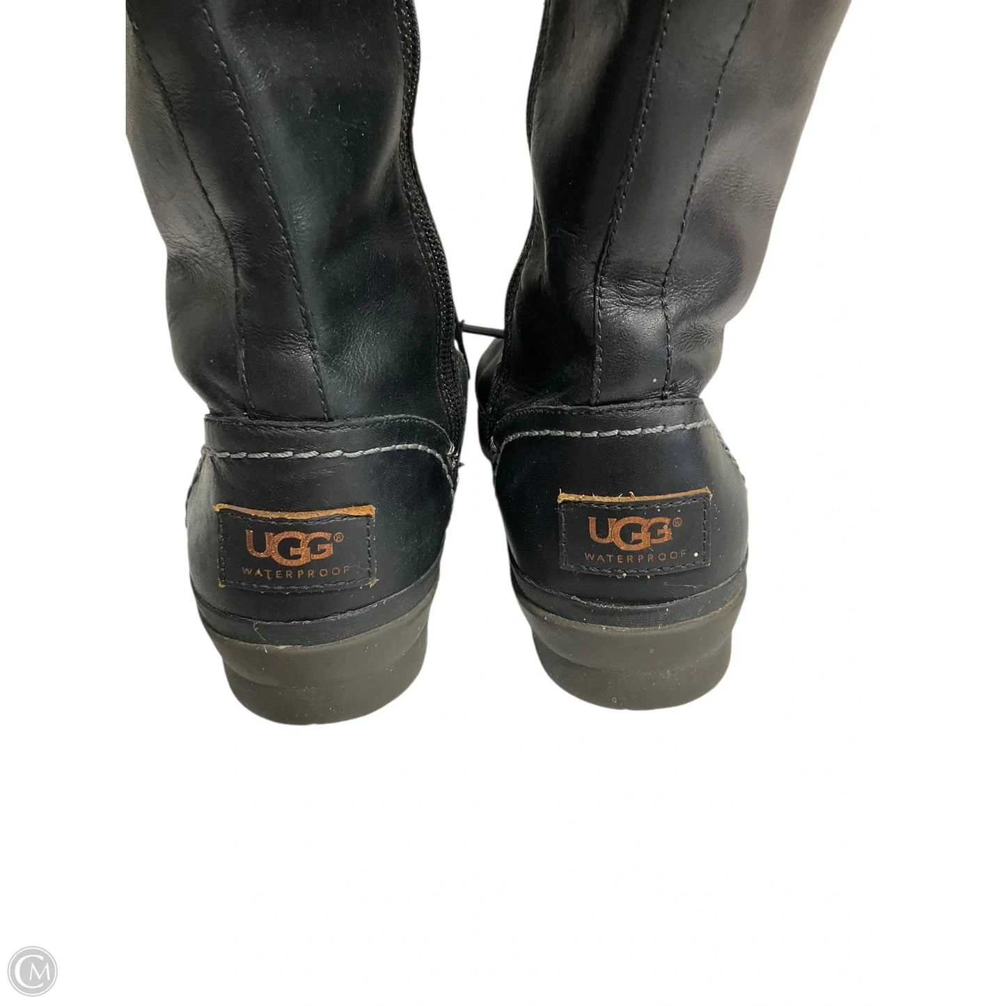 Boots Designer By Ugg In Grey, Size: 8