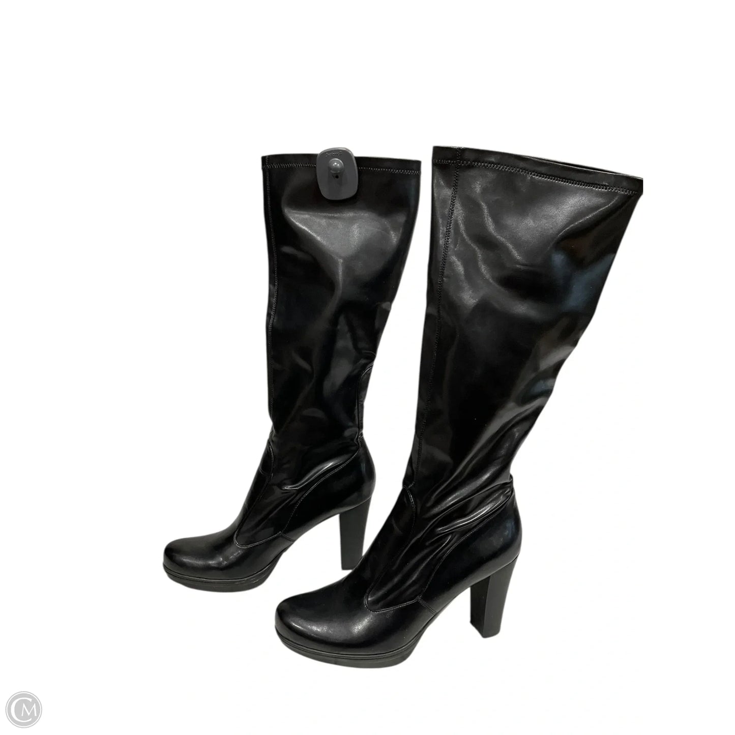 Boots Ankle Heels By Franco Sarto In Black, Size: 9.5