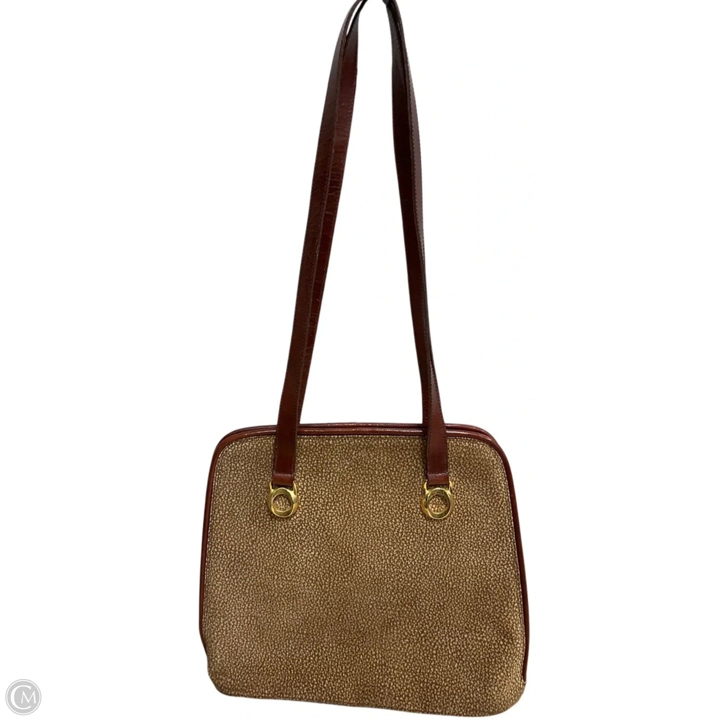 Handbag Leather By Cma, Size: Large