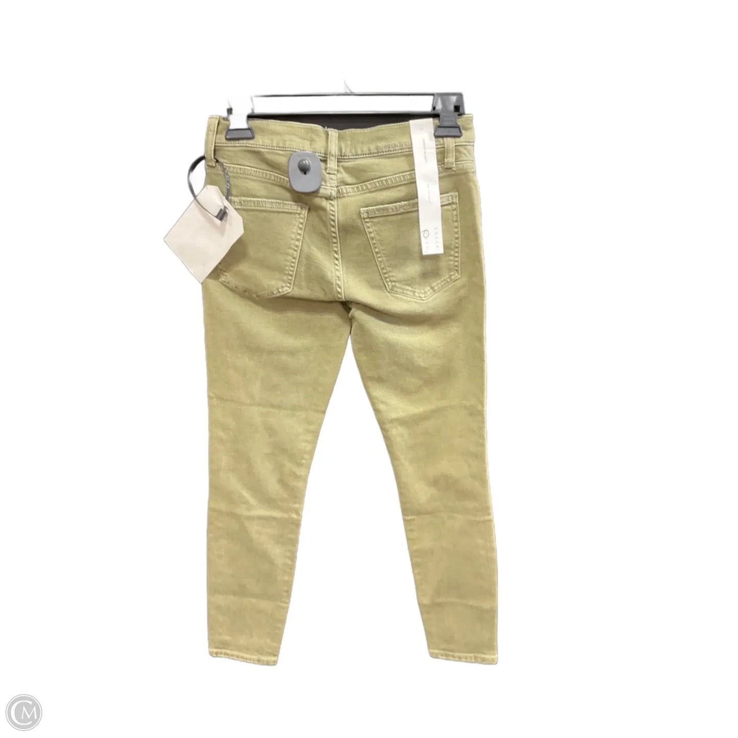 Jeans Skinny By Current/elliott In Green, Size: 0
