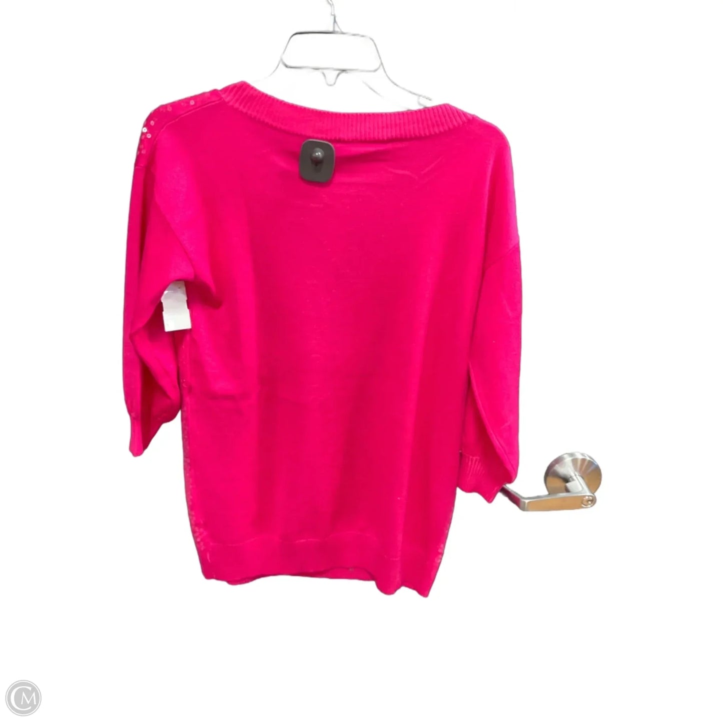 Top Long Sleeve By New York And Co In Pink, Size: S
